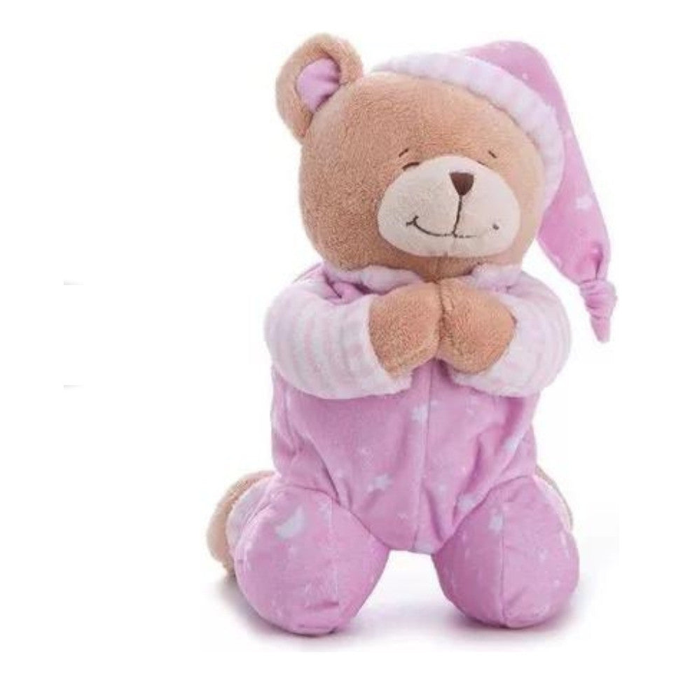 Ursinho De Pelúcia Que Reza/Ora Pai Nosso Hipoalergênico 24cm Zoop
