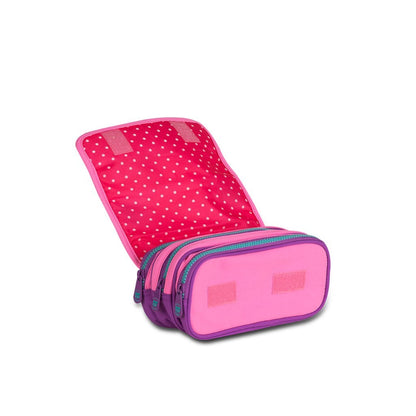 Kit Mochila Rodinha Luluca Pandinha Lancheira Estojo 2026 Rosa-chiclete