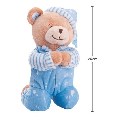 Ursinho De Pelúcia Que Reza/Ora Pai Nosso Hipoalergênico 24cm Zoop