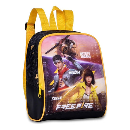 Kit Mochila + Lancheira + Estojo Free Fire Original Licenciada