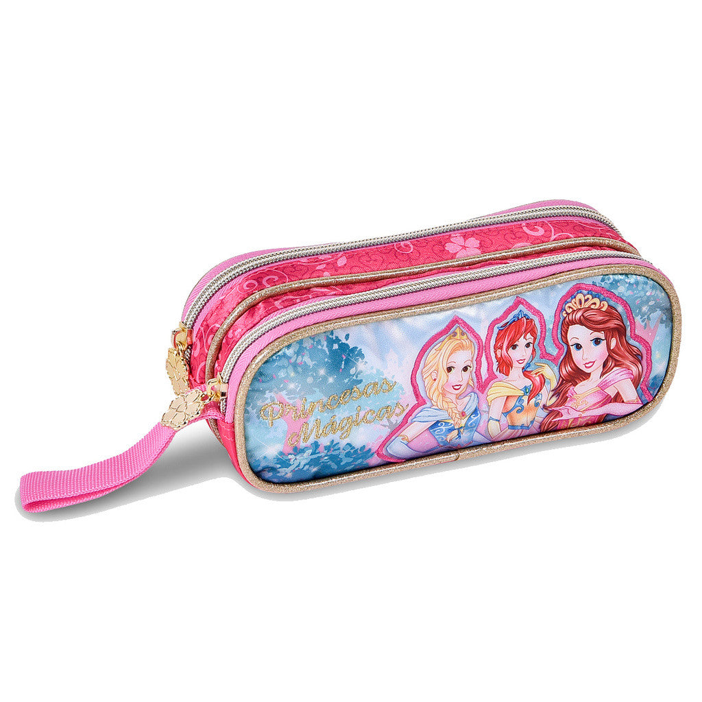 Kit Mochila + Lancheira + Estojo Princesas Original Licenciada